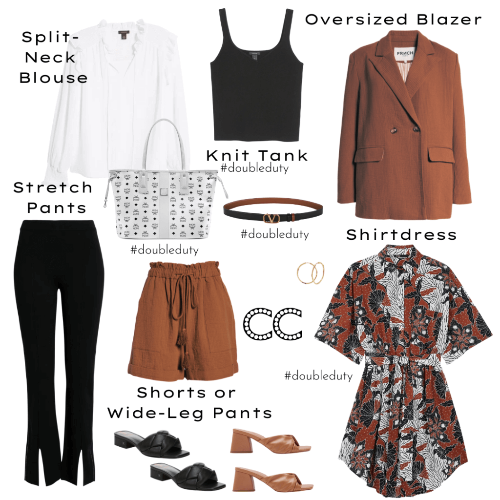 Capsule Wardrobe With a Blazer and Shorts Suit