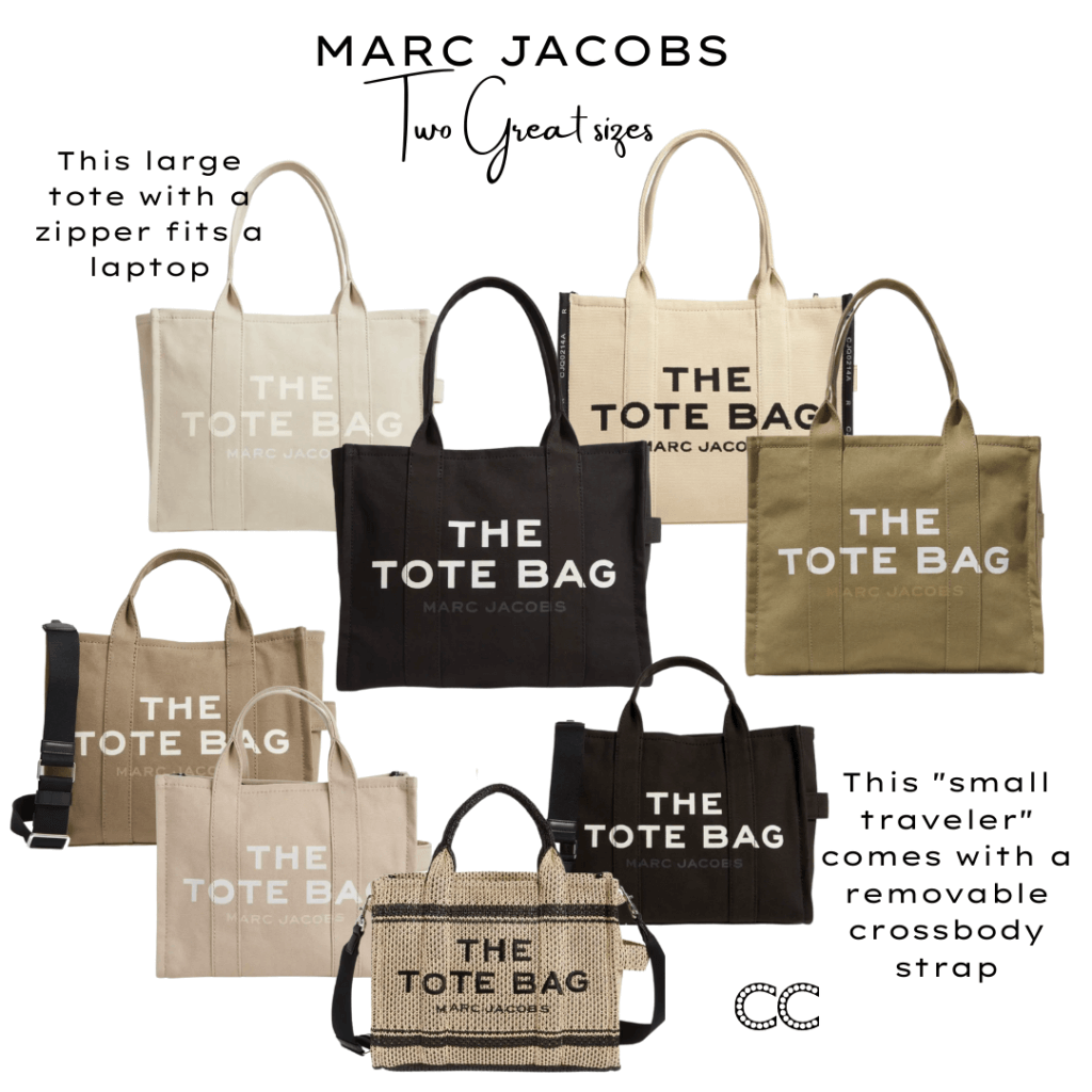 The large marc jacobs tote with zipper and removeable strap small traveler large traveler canvas designer brands for less
