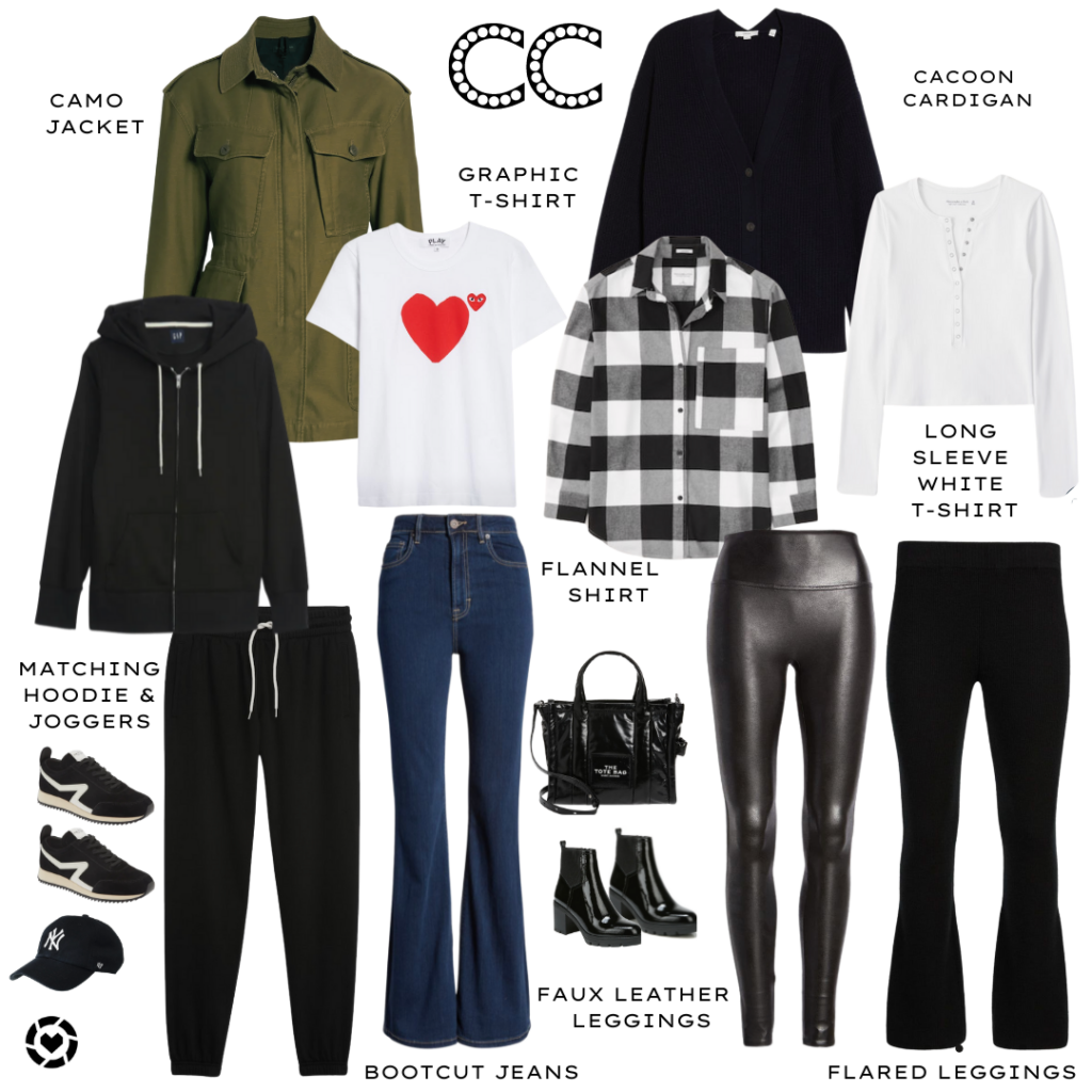 COZY CAPSULE WARDROBE  COMFY CASUAL OUTFITS ON TREND WHEN YOUR OFF DUTY -  Closet Choreography