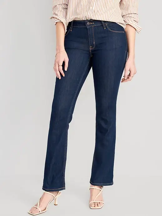 OLD NAVY Mid-Rise Wow Boot-Cut Jeans for Women