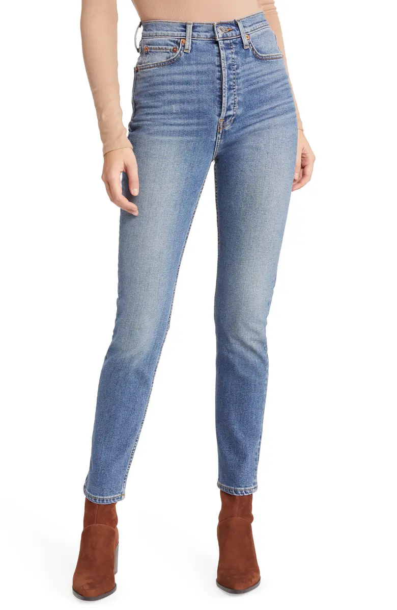 RE/DONE '90s Ultra High Waist Skinny Jeans | Nordstrom