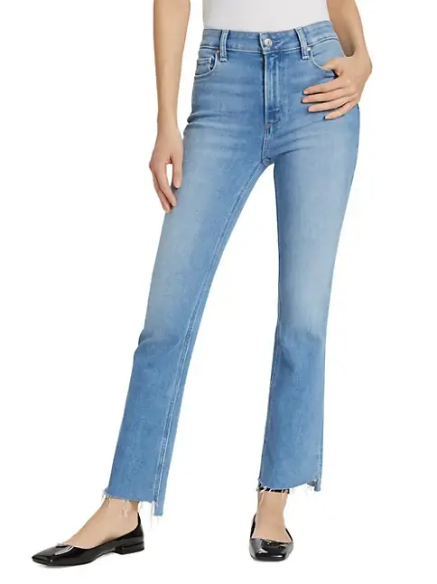 PAIGE Claudine Straight-Fit Stretch Jeans