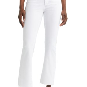AG Farrah Crop Bootcut Jeans in Modern White