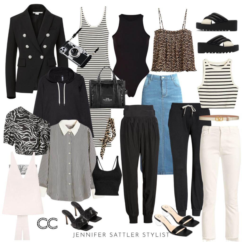 Stylish Black and White Capsule Wardrobe Guide