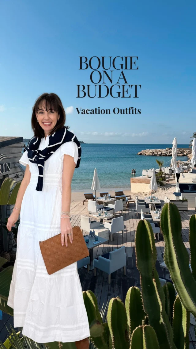 We just got back from the South of France, and if we ever go back when it’s warm, I’ll wear this. I call it bougie on a budget. Shop all of the pieces from @onequince that I used to make these vacation outfits, which are now in the LTK app. 

@Shop.LTK #liketkit 
#quincepartner #vacationoutfits #resortcasual #beachclublooks 

Comment VACATION below to receive a DM with the link to shop this post on my LTK ⬇ https://liketk.it/5bwko #ltktravel #ltkseasonal