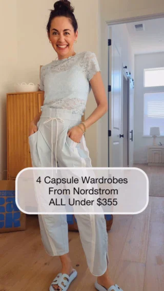4 CAPSULE WARDROBES FROM NORDSTROM UNDER $355 

Here is one look from each. All 4 capsules include shoes, two include best selling premium denim styles 50% off, and even a designer handbag! This might be my best haul of all time.

Comment Links to see them all